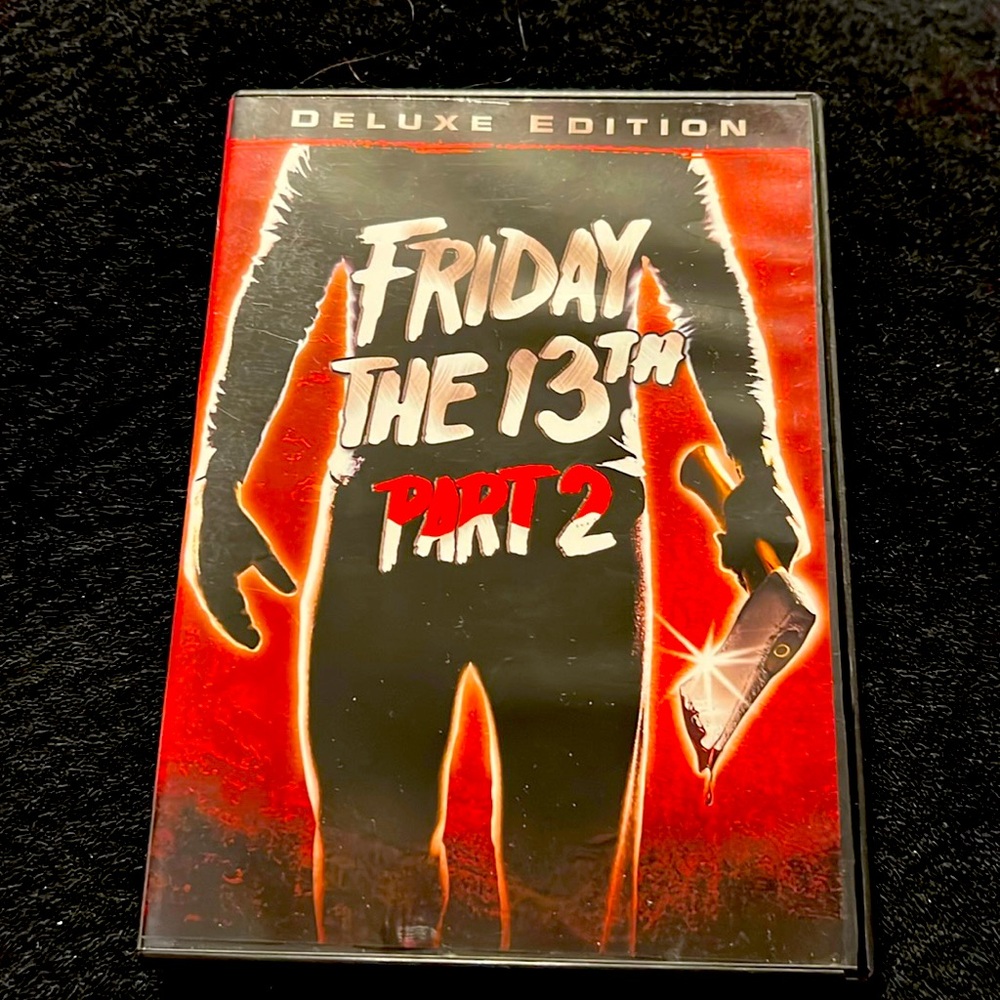 ⭐️ Friday the 13th Part 2 Deluxe Edition Paramount Pictures Rated R Horror DVD